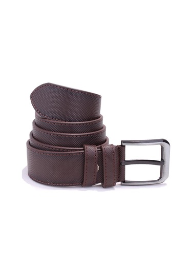 Dagoster Dmk26-458 Kahve 4.5 Cm Suni Deri Erkek Kemer Kahve