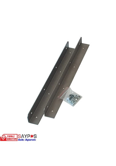 40cm Masa Altı Montaj Askı Aparatı Galvaniz Kaplıdır Para Çekmeceleri İçindir