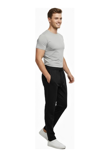 Pandonim Erkek Rahat Kesim Düz Paça Dalgıç Kumaş Eşofman Altı Bgl-st05044 Siyah Pandonim Erkek Rahat Kesim Düz Paça Dalgıç Kumaş Eşofman Altı Bgl-st05044 Siyah