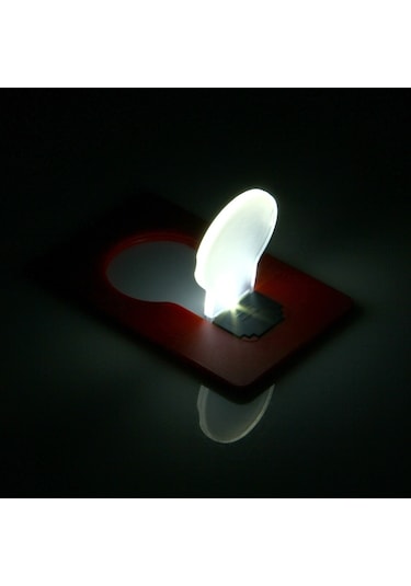 Sones Led Cep Lambası, Yaratıcı Ultra İnce Kart Işığı, Rastgele Renk Teslimatı Çok Renkli