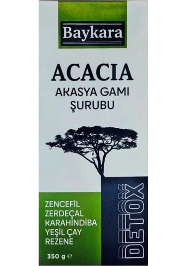 Baykara Acacia Akasya Gamı Şurubu 350 Gr Detox Şurubu