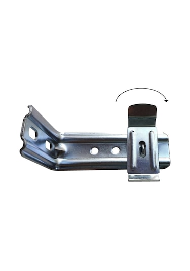 5 Adet Zebra Ve Stor Perde Duvar Montaj Aparatı L Ayak 14 Cm