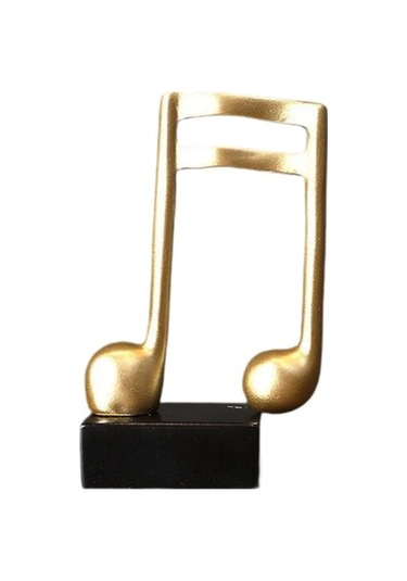 Lijinxu Müzik Notu Heykel Masa Centerpiece Kitaplık Stil-c