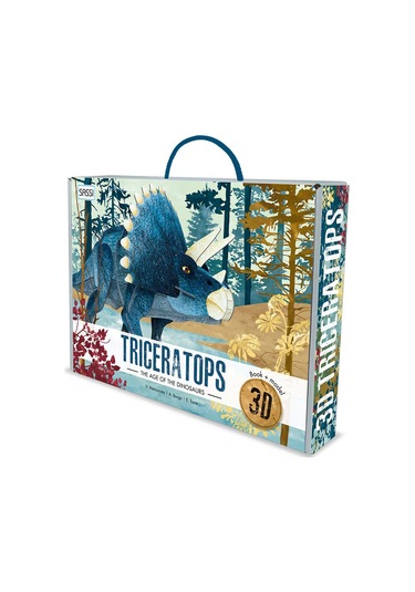 Sassi 3d Triceratops - Book And 3d Model