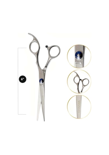 Okinawa Profesyonel Berber Kuaför Saç Kesim Makası 6" No 17