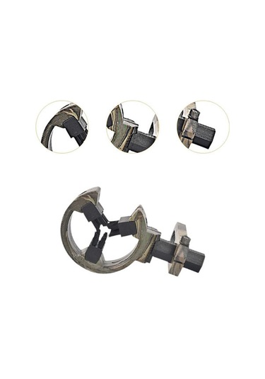 Vkemall Kamuflya Desenli Fırça Ok Platformu - Kompozit Ve Geri Çekim Yayları İçin Dış Mekan Okçuluğu Ok Tutucu