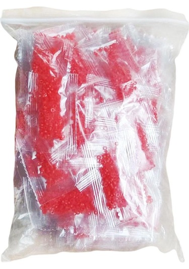 Homyl 100x Elastik Kauçuk Pelet Yem Bantları Bloodworm 1-mm