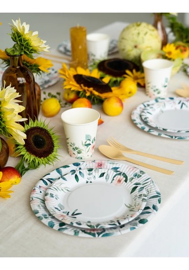 Ajvıen Kompanı 50 Kişilik Tek Kullanımlık Sofra Takımı 486576041 100 adet