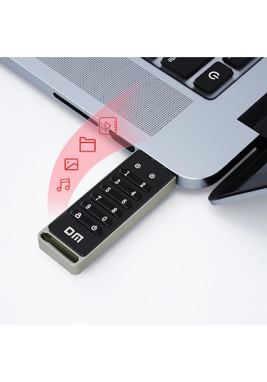 DM FD063 Şifreli USB 3.0 64GB Flash Bellek