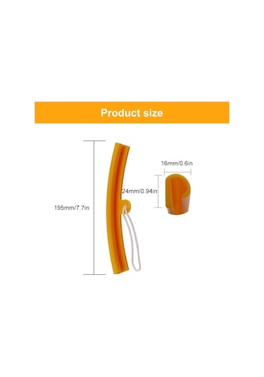 Monyee 19.5 İnç Lastik Montaj Koruyucu 6 Adet - Sarı, Lastik Aşınma Ve Kırıklarını Önleyen Koruyucu Kılıf