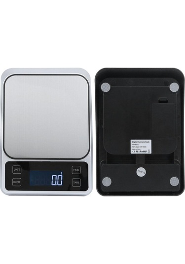 Jms Çok Fonksiyonlu Paslanmaz Çelik Dijital Mutfak Terazisi