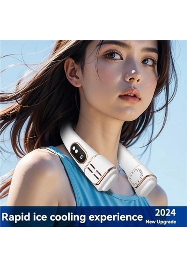 Jialan Asılı Boyun Fanı Tembel Kanatsız Türbin Taşınabilir Üç