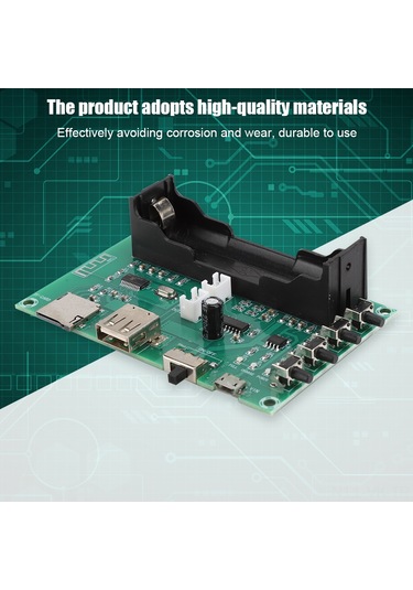 Vkemall 5w+5w Pam8403 Çift Kanal Bluetooth Dijital Güç Amfi Kartı, 20m Uzaklıkta, 5v Girişi, Pil Dahil Değil