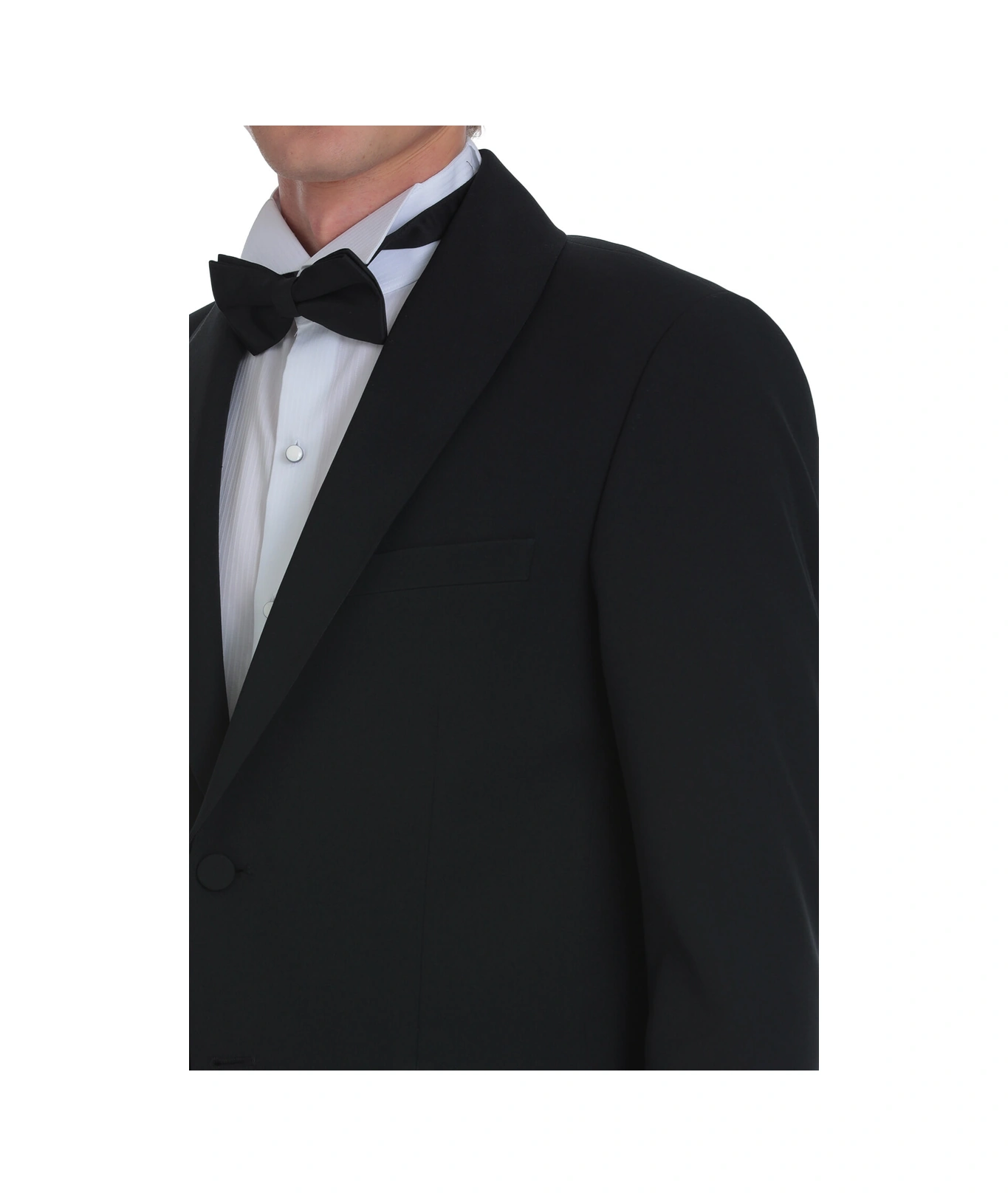 Hatemoğlu Siyah Slim Fit Çıkma Şal Yaka Damatlık Siyah