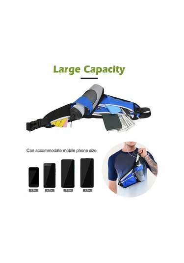 Novahub Vücuda Tam Oturan, İnce Bel Çantası Küçük Boy, Pasaport, Cüzdan, Telefon İçin İdeal Kırmızı Kırmızı