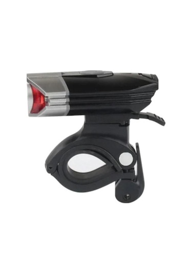 Forte GT 300 lümen Bisiklet Ön Işık Kask ve Gidon Farı Xbyc 6126 Gri - Siyah