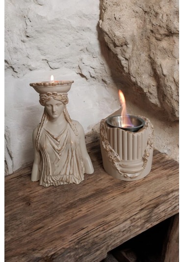 Dekoratif Karyadit Kızı Ve Ateş Çukuru Seti Hediyeli Sütlü Kahve