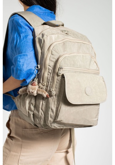 Ultra Hafif Çok Cepli Su Geçirmez Okul Çantası Laptop, Notebook, Okul, Spor, Seyahat Vizon 571-2a-1 Vizon