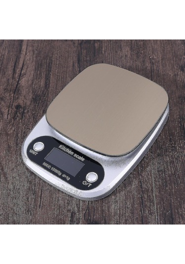 Shineyee Mutfak Dijital Terazi 10kg/1g Hassas Ölçüm, Çelik Platform, Lcd Ekran, Akıllı Gıda Tartım Aleti Aaa Pil Dahil Çok Renkli