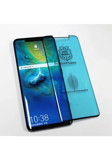 Huawei P30 Pro Uyumlu Polymer Nano Ekran Koruyucu Tam Kaplayan