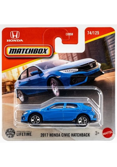 Matchbox - 2017 Honda Civic Hatchback - Mavi Mavi