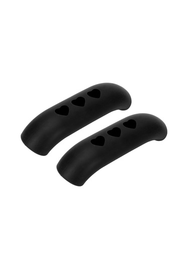 Maiyame 2 Adet Silikon Tencere Kolluk Kılıfı - Isı Dayanıklı Kayma Engellli Fırın Tencere Tutamak Koruması Gri Renk