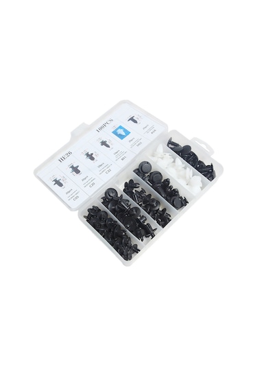 Singree 100 Parçalık Çeşitli Montaj Klips Seti, 6 Farklı Tür İle Pratik Kullanım İmkanı