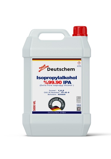Deutschem İzopropil Alkol 5 Litre Extra Saf %99,ipa,dezenfektan,izopropanol