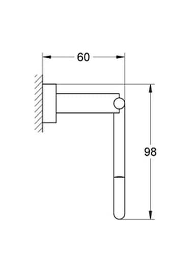 Grohe Eurocube Tuvalet Kağıtlığı - 40507001