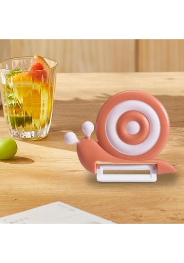 Homyl Sebze Soyucu Seramik Bıçaklı Mutfak Aleti Havuçlar Sebzeler Turuncu