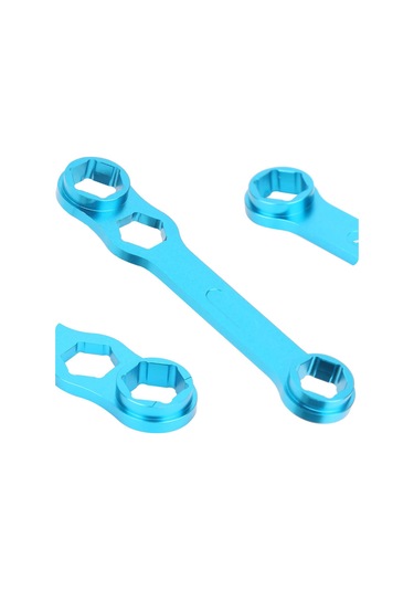 Xindoker Balık Makinesi Tamiri İçin Alüminyum Anahtar - 10.0/10.2/11mm Somunları Ve Batık Somunları Çıkarma, Hafif Ve Taşınabilir, Mavi Renk