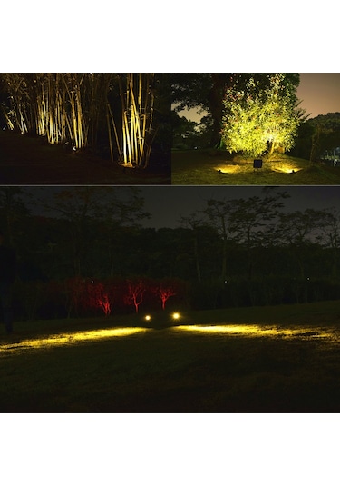 Tomshine 2w Çift Güneş Spot 130lm 2-ın-1 Suya Dayanıklı Sıcak Beyaz