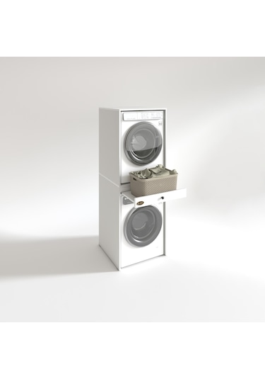 Kenzlife Çamaşır-Kurutma Makinesi Dolabı Avi Senna Byz 187 070 60 Çekmeceli Banyo Çok Renkli