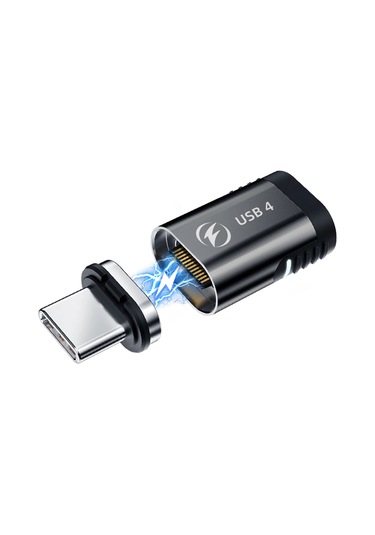 Fonken Usb 4.0 Manyetik Type-c Adaptör 140w Pd Şarj 40gbps 8k 60hz Macbook Uyumlu Pro/air İçin Veri Aktarımı