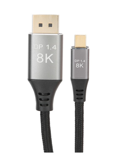 Vkemall 3m Mini Dp'den Dp'ye 1.4 Sürüm Kablosu - 8k Ultra Hd Çift Yönlü Dönüştürücü, Ekran Birleştirme Ve Verimlilik Artırıcı