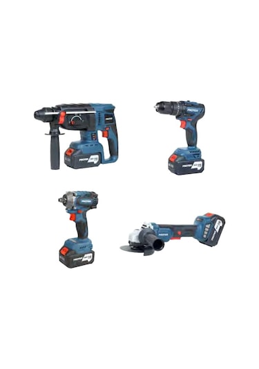 Proter PST 914 Quatro Şarjlı 4'lü Set