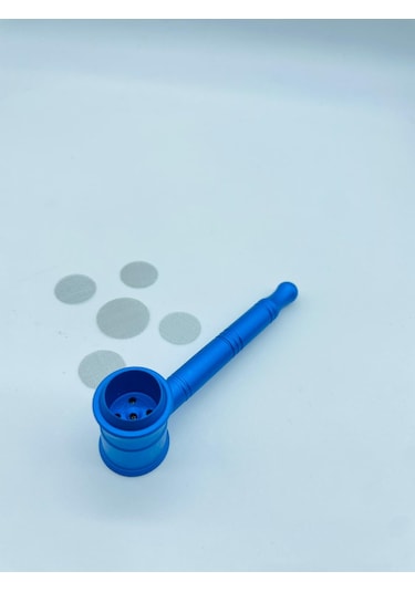 Alcan Metal Pipo 2 Parça Süzgeçli Pipo 10 CM