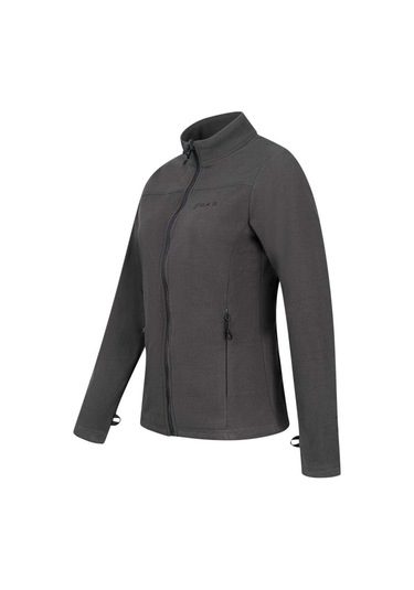 2as Cara Kadın Tam Fermuarlı İnce Polar Sweatshırt Lila