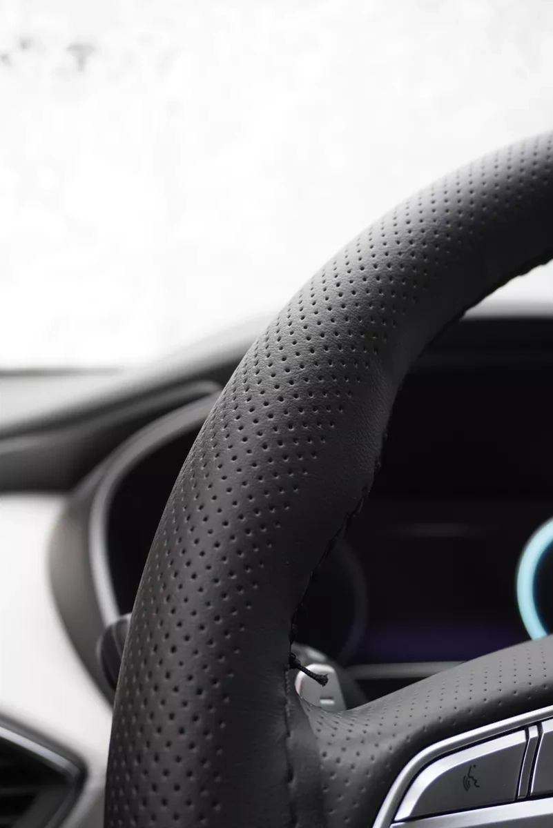 Feen Direksiyon İçin M 37-39 Cm Dikişli Örgü Kılıfı 114255767 Siyah