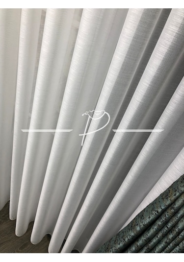 Tül Perde Körfez Desen Brillant Marka Koleksiyon Ürünü Çok Renkli