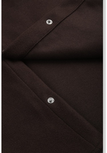 Deepsea Erkek Kahve Likralı Rahat Kalıp Cepsiz Kaşe Ceket Çıt Çıtlı, Esnek Şık Model Ceket 0760 Kahve