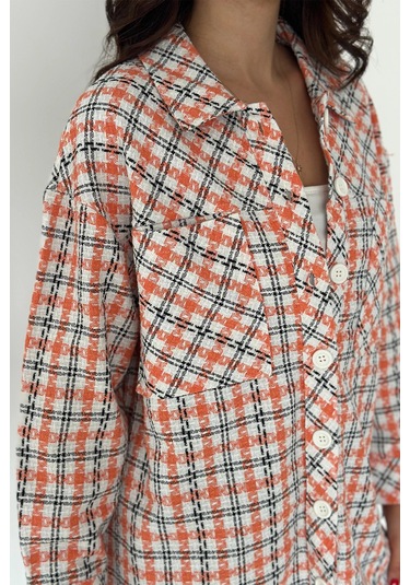 Oduncu Gömlek Turuncu Turuncu