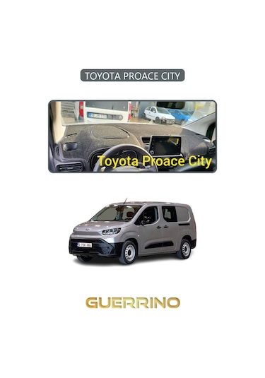 Toyota Proace Cıtytorpido Koruma Halısı Gri Kenar