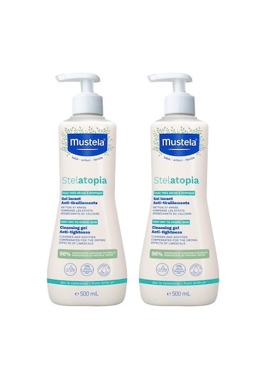 Mustela Stelatopia Cleansing Gel 500 ML x 2