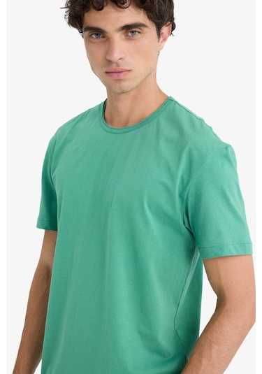 Defacto %100 Pamuk Regular Fit Bisiklet Yaka Kısa Kollu Ağır Kumaş Tişört D5481ax25spgn427 Yeşil Defacto %100 Pamuk Regular Fit Bisiklet Yaka Kısa Kollu Ağır Kumaş Tişört D5481ax25spgn427 Yeşil