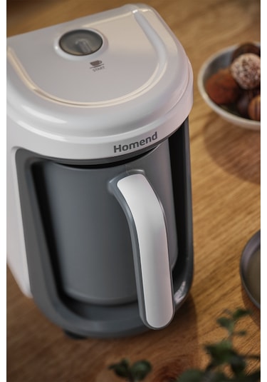 Homend Pottoman 1830H Bulut Kremi Türk Kahve Makinesi