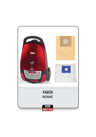 Fakir Redvac Toz Torbası 15 Adet (159770566)