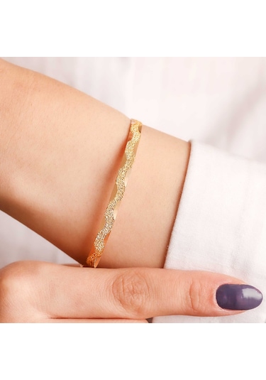 10 Gr Gram 22 Ayar İşçiliksiz Simli Z Bilezik