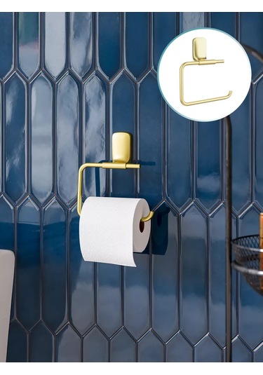 Kleber Altın Tuvalet Kağıdı Tutacağı, Kağıt Askılığı 212968361 Altın Rengi