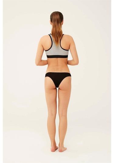 U.s Polo Assn. 67007 Kadın 5'li Modal Brazilian Slip Külot-siyah&ten&beyaz&ten&beyaz mix color